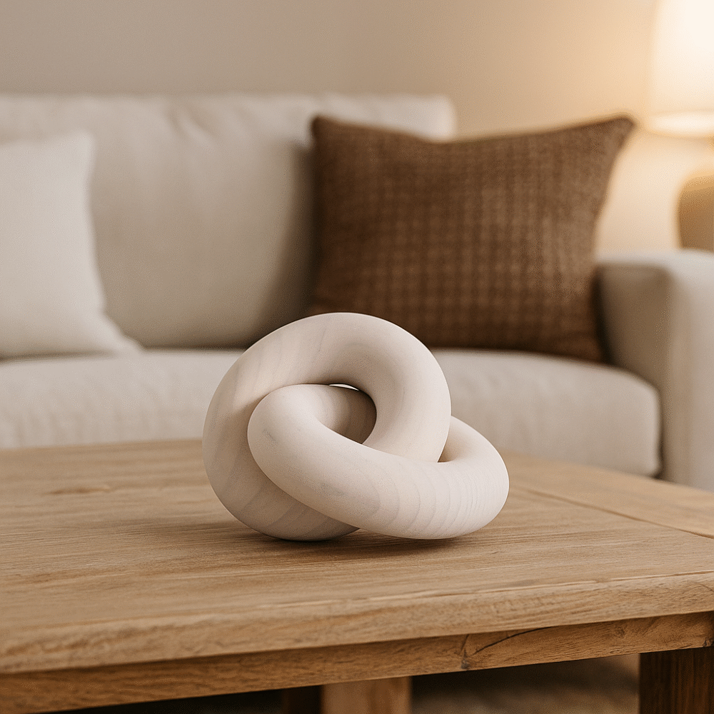 Wood Knot Decor – Coffee Table Decor (White Pine) - Image 3
